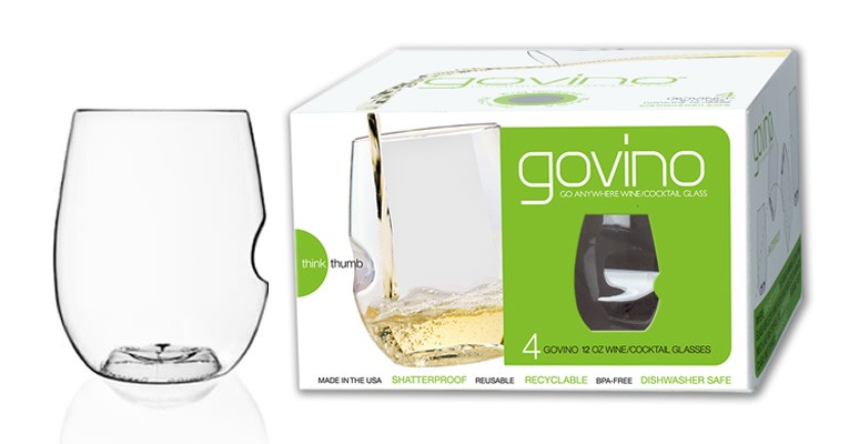 Govino Dishwasher Safe White Wine-Cocktail (12oz) 4-Pk