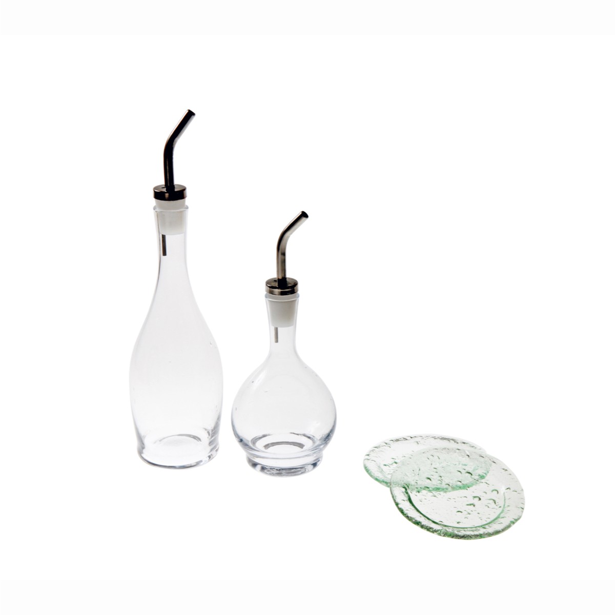 Glass Dinnerware 4pc Cruet Dipping Set - Set of 1