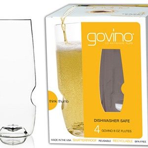 Govino Dishwasher Safe Decanter and 2-Wine Glass Set